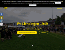 Tablet Screenshot of fv-lienzingen.de